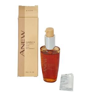 Avon Anew Clearly C 10% Vitamin C Serum 1.0 oz. Night NEW Discontinued 2001